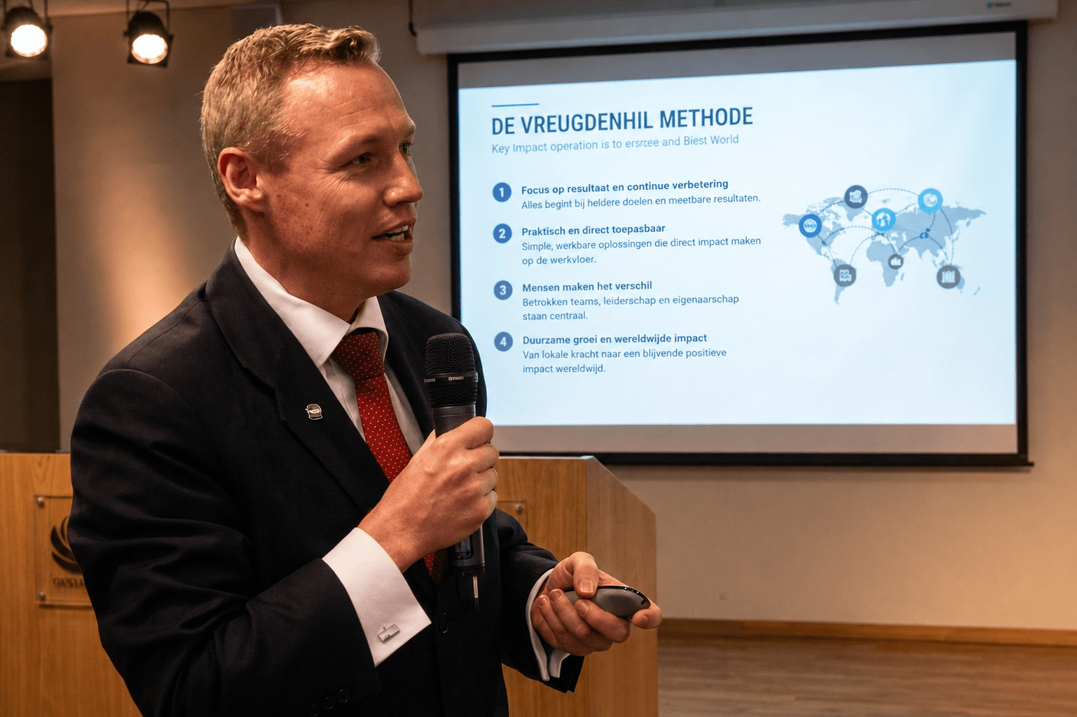 Robert Vreugdenhil geeft training — Vreugdenhil Methode