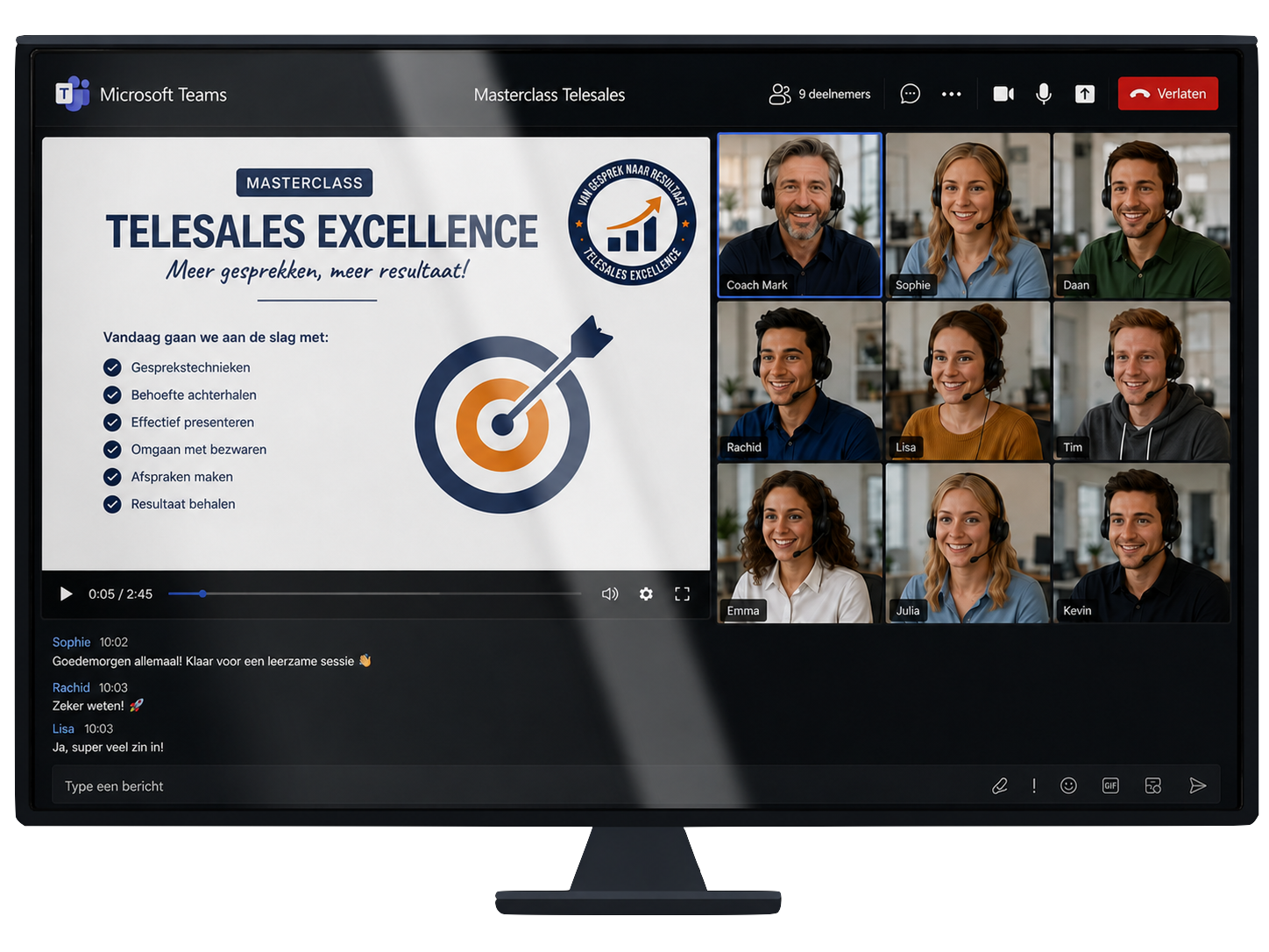 Telesales-masterclass in kleine groep — Vreugdenhil Methode®